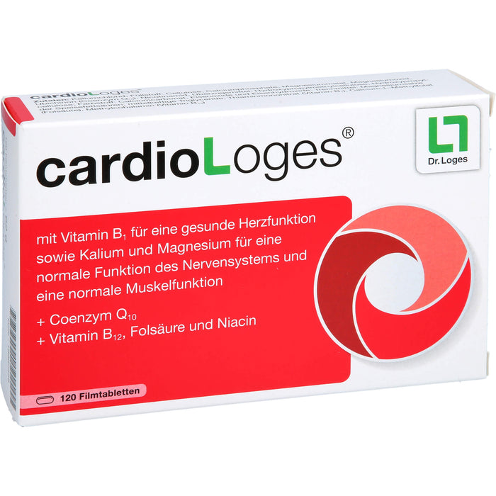 CardioLoges Tabletten für eine gesunde Herzfunktion, 120 pc Tablettes
