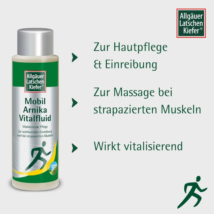 Allgäuer Latschenkiefer Mobil Arnika Vitalfluid, 500 ml body care