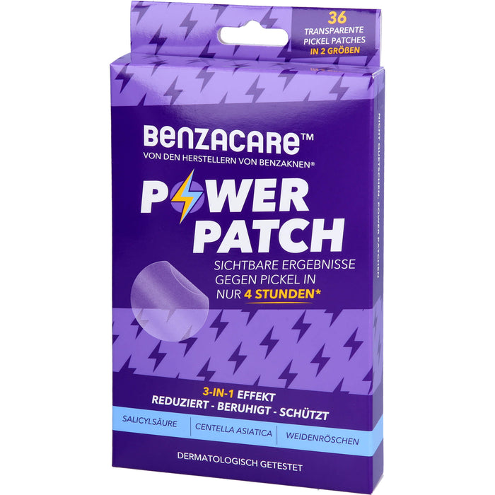 BENZACARE Power Patch gegen Pickel in nur 4 Stunden, 36 pc Pansement
