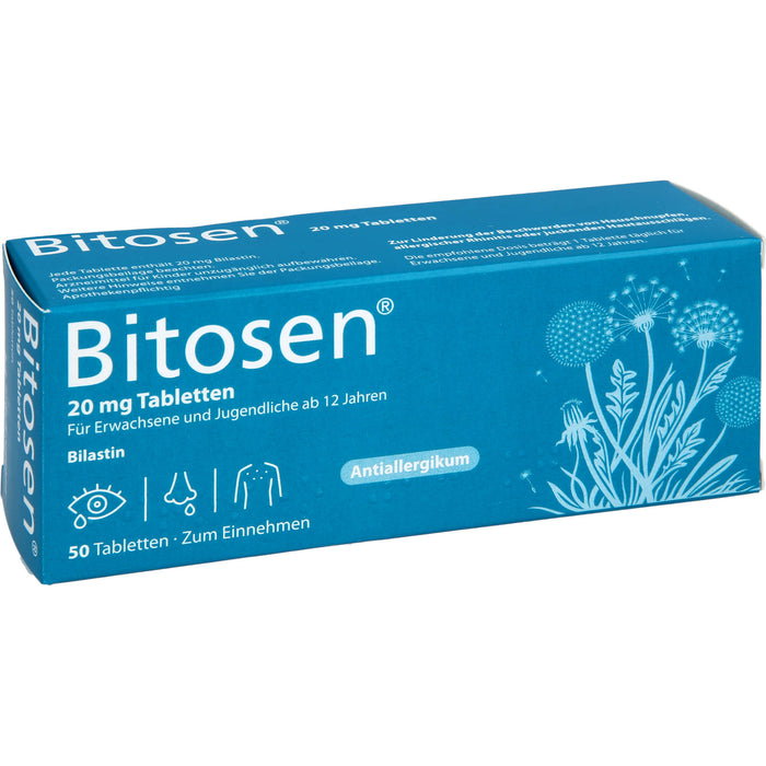 Bitosen 20 mg Tabletten bei Allergien, 50 St. Tabletten