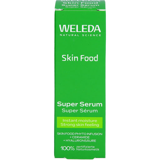WELEDA Skin Food Super Serum für intensive Feuchtigkeit und einen strahlenden Glow, 30 ml Lösung