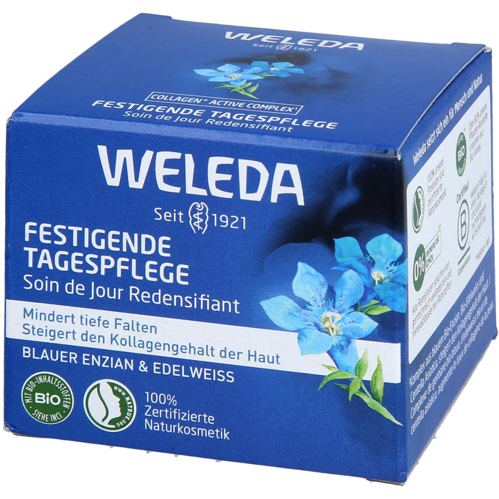 WELEDA festigende Tagespflege mindert tiefe Falten und steigert den Kollagengehalt der Haut, 40 ml Cream