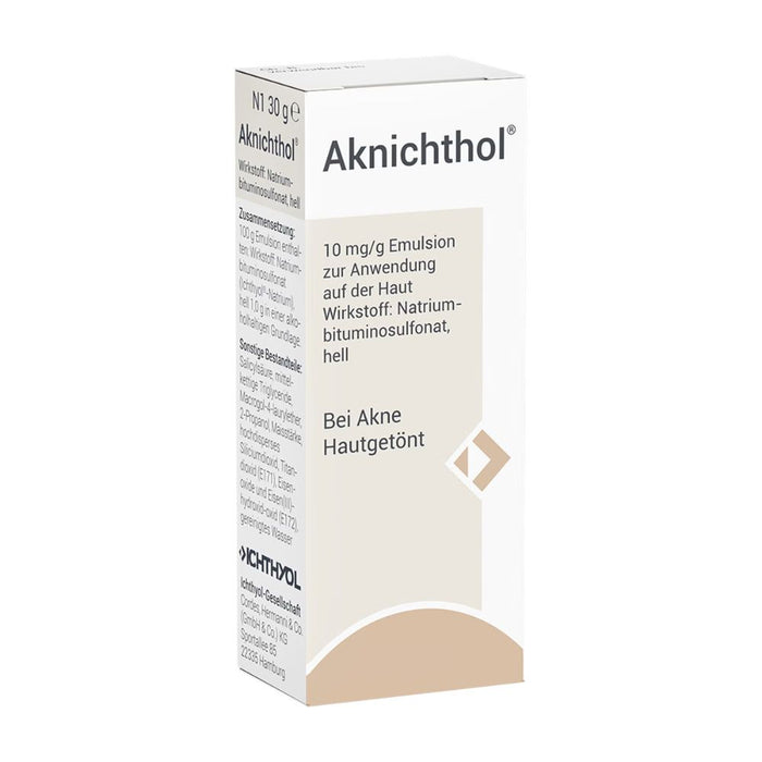 AKNICHTHOL Emulsion gegen Akne, 30 g Lotion