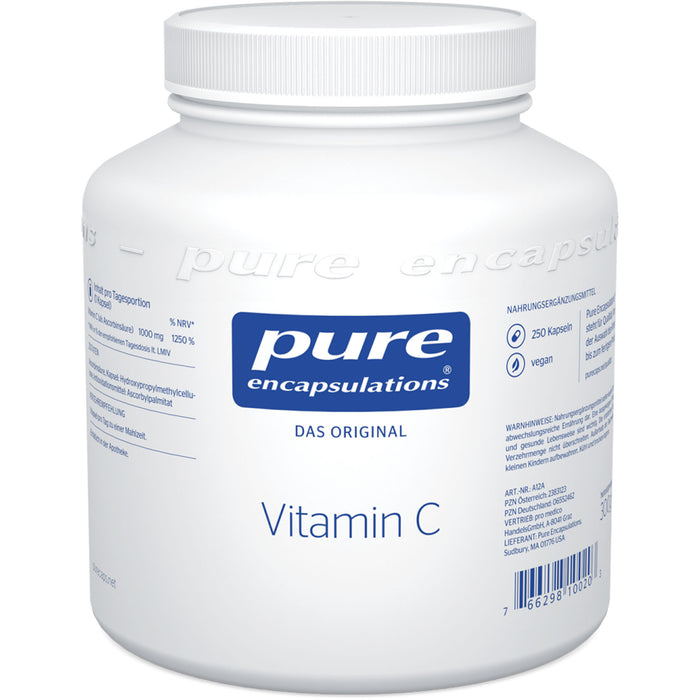 Pure Encapsulations Vitamin C Kapseln, 250 St. Kapseln
