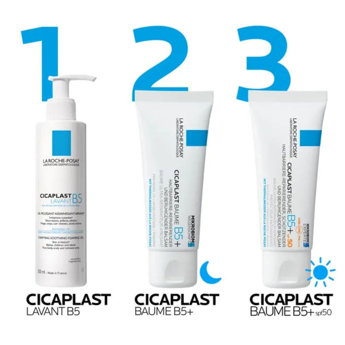 La Roche-Posay Cicaplast Baume B5+ LSF 50 hautberuhigender und regenerierender Balsam, 40 ml Balsam