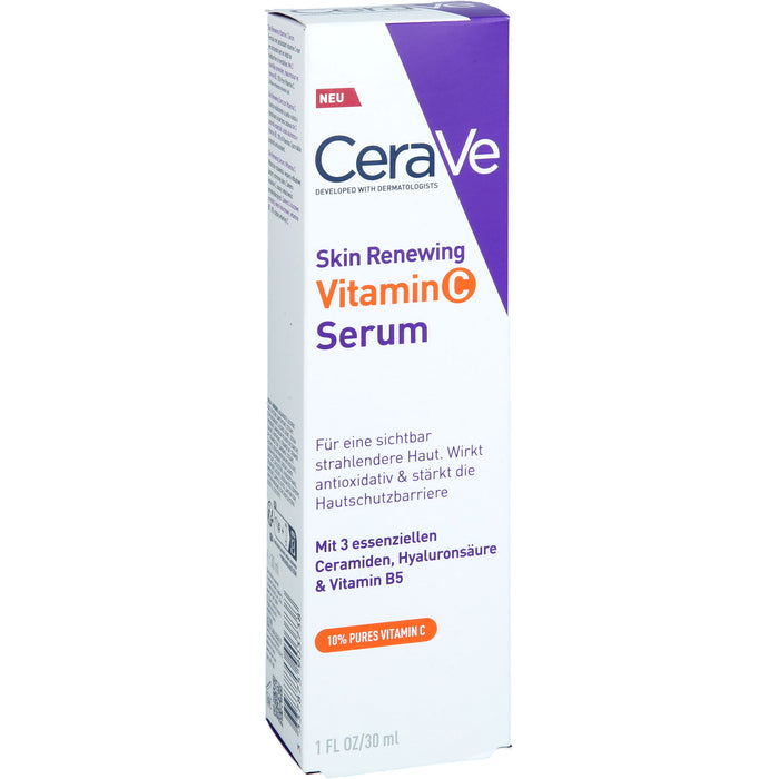 CeraVe Skin Renewing Vitamin C Serum für eine strahlendere Haut, 30 ml Gel