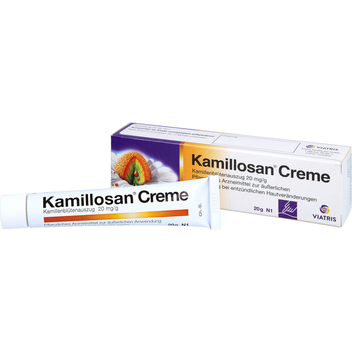 Kamillosan Creme entzündungshemmend, reizlindernd, wundheilungsfördernd, 20 g Crème