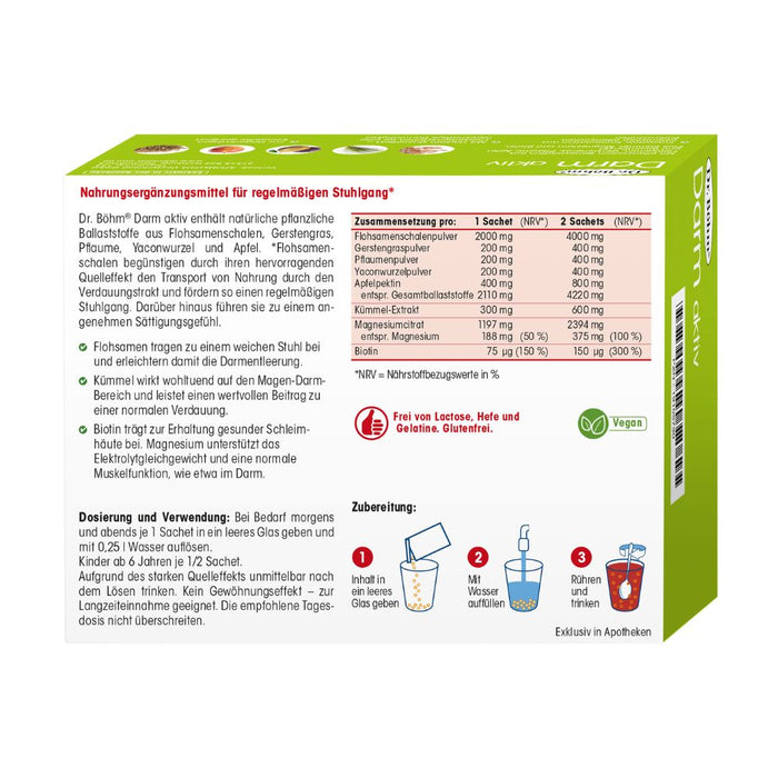 Dr. Böhm Darm aktiv, 20 pcs. Sachets
