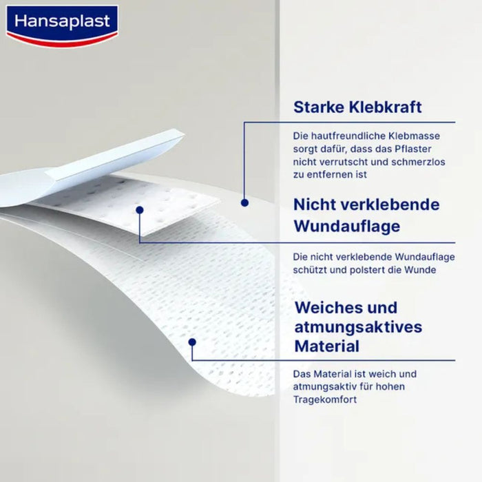 Hansaplast Wundverband Steril Sensitive 8x10cm, 5 pc Pansement