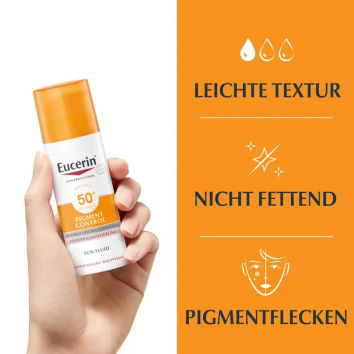 Eucerin Pigment Control LSF 50+ Sun Fluid, 50 ml Lösung