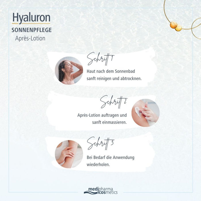 Medipharma Cosmetics Hyaluron Sonnenpflege Après-Lotion, 150 ml Cream