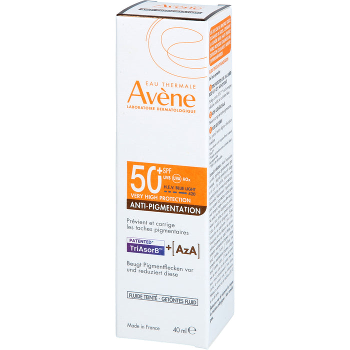 Avène Anti-Pigmentation getöntes Fluid LSF 50+ für empfindliche Haut, 40 ml Solution