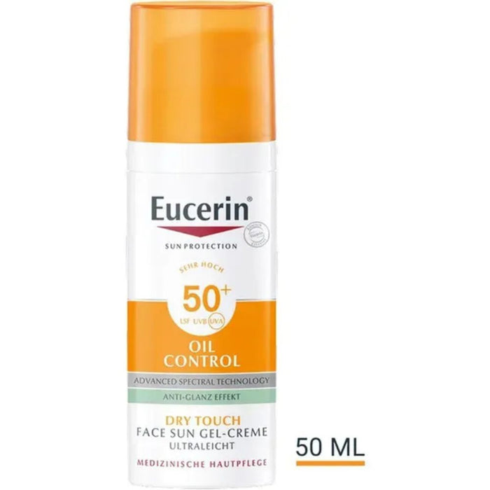 Eucerin Oil Control Face Sun Gel-Creme LSF 50+, 50 ml Cream