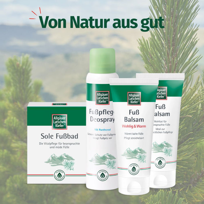 Allgäuer Latschenkiefer Sole Fußbad, 10 pcs. Sachets