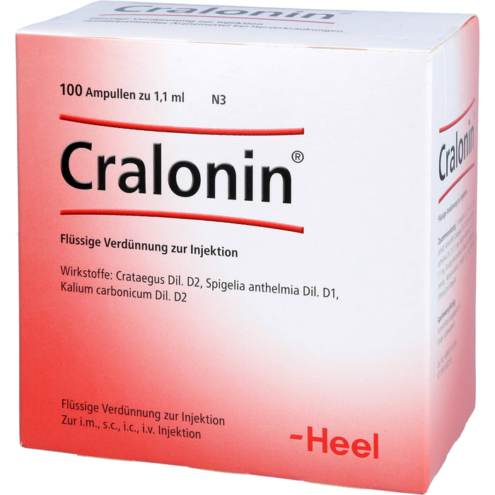 Cralonin  Flüssige Verdünnung zur Injektion, 100 pc Ampoules