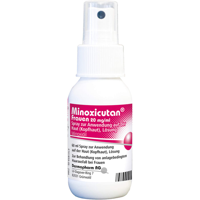 Minoxicutan  Frauen 20 mg/ml Spray zur Anwendung auf der Haut, 60 ml Lösung