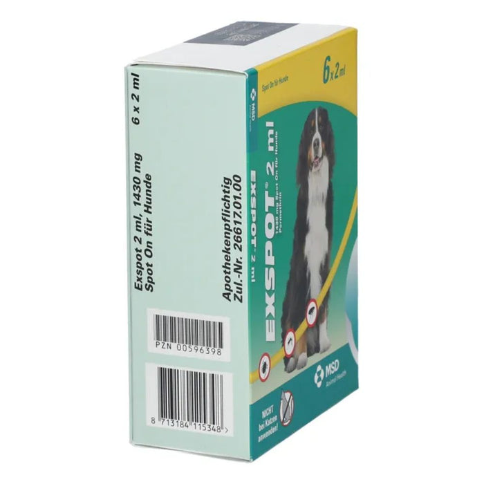 exspot Lösung bei Floh und Zeckenbefall, 12 ml Solution