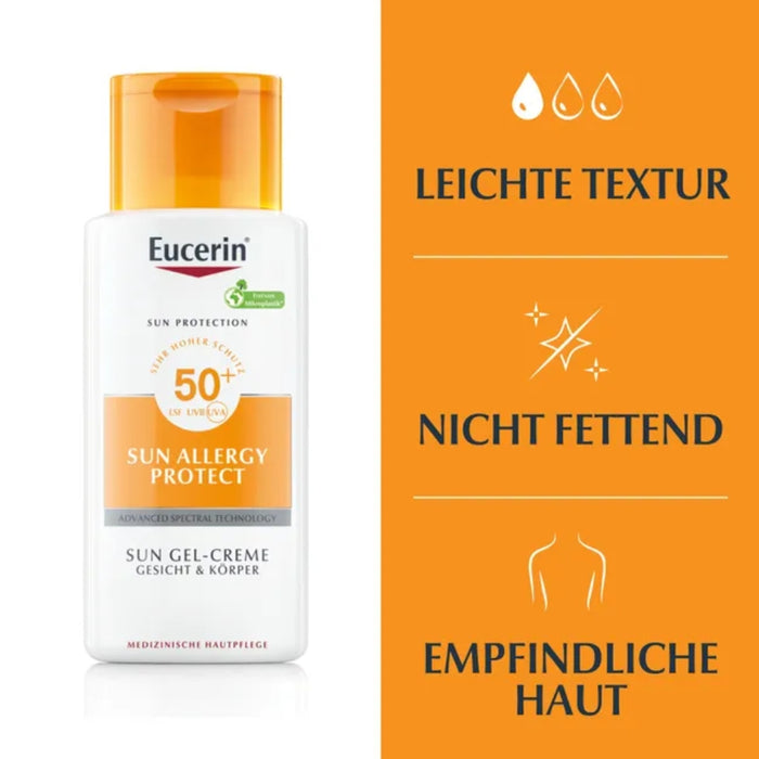 Eucerin Sun Protection Allergy Protect Sun Creme-Gel LSF 50, 150 ml Crème