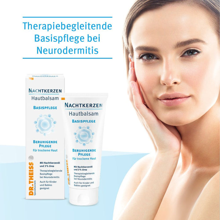 Dr. Theiss Nachtkerzen Hautbalsam beruhigende Pflege für trockene Haut, 100 ml Creme