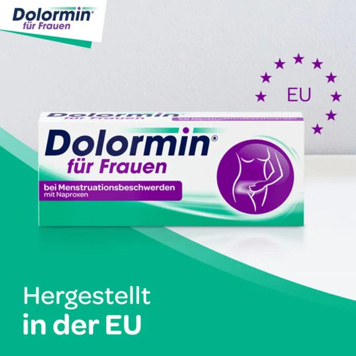 Dolormin für Frauen Tabletten bei Menstruationsbeschwerden, 20 pc Tablettes
