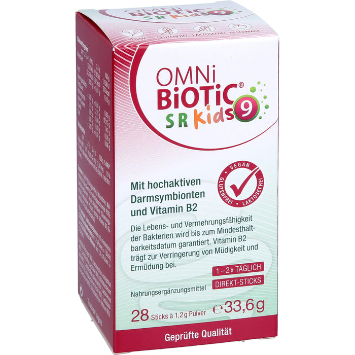 OMNi-BiOTiC SR-9 Kids mit wertvollen Bakterienstämmen, 28 pc Sachets