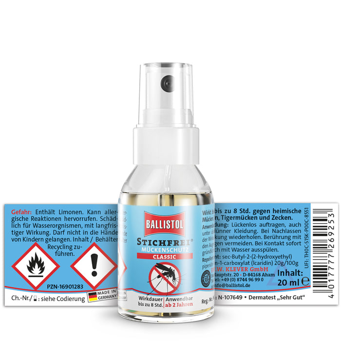 Stichfrei Pumpspray Mückenschutz, 20 ml Spray