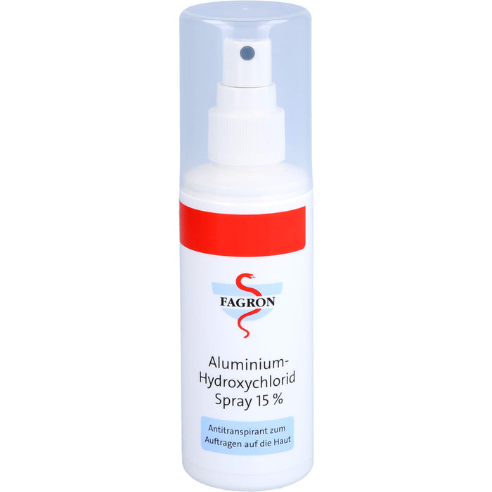 FAGRON Aluminium-Hydroxychlorid Spray 15% Antitranspirant, 100 ml Solution