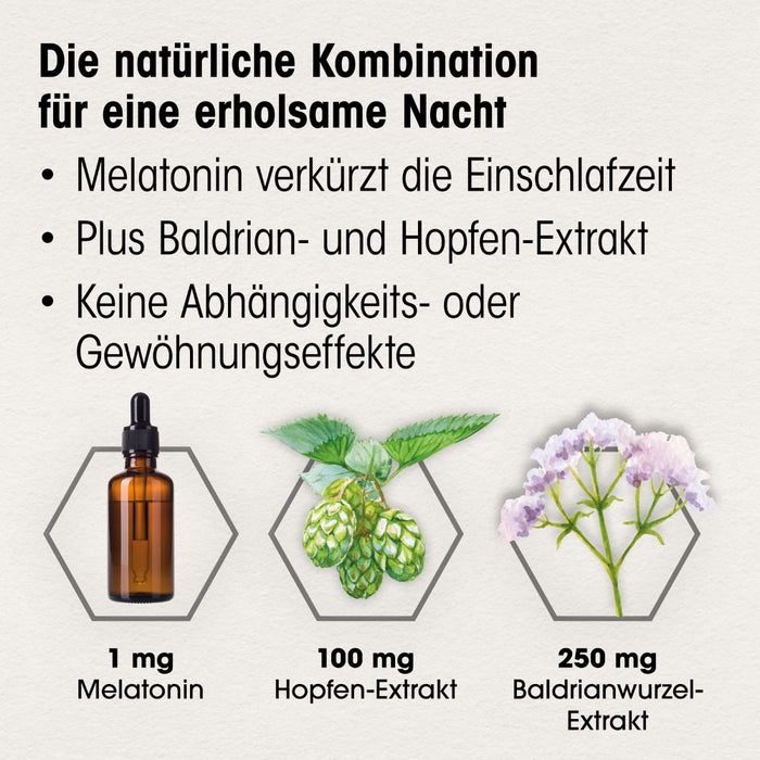 Dr. Böhm Einschlaf plus Melatonin 1 mg, 30 pcs. Dragées
