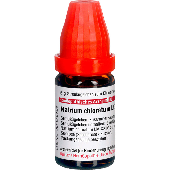 Natrium chloratum LM XXIV DHU Globuli, 5 g Globules