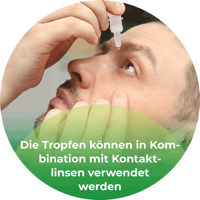 OCUTEARS Alo+ Augentropfen bei sensiblen Trockenen Augen mit Hyaluronsäure und Aloe vera, 15 pcs. Single-dose pipettes