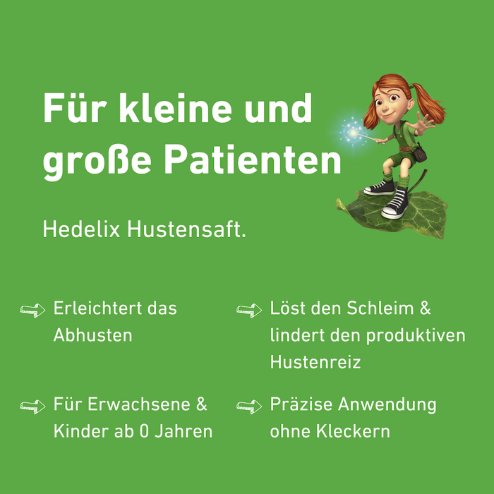Hedelix Hustensaft – sanft und wirkungsvoll, 100 ml Lösung
