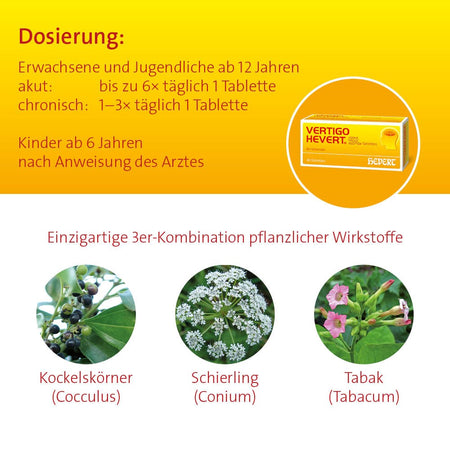 Vertigo Hevert SL, 40 St. Tabletten
