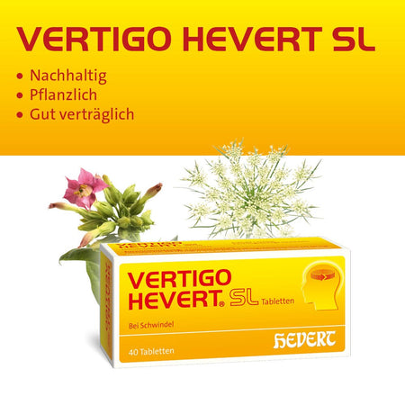 Vertigo Hevert SL, 40 St. Tabletten