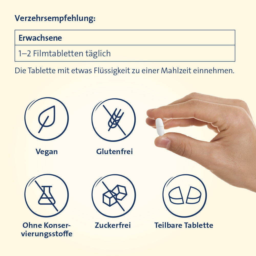 Vitamin D3 Hevert Osteo Pro für gesunde Knochen und Muskeln, 60 St. Tabletten