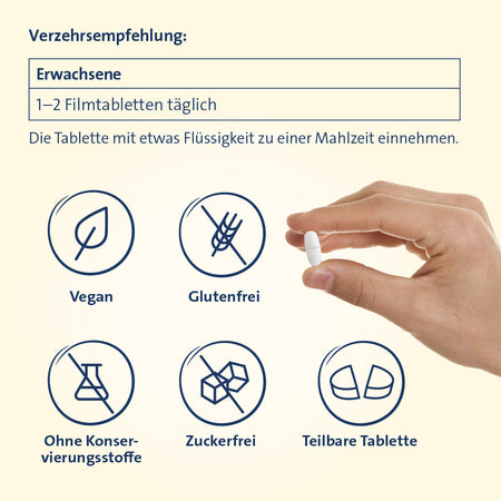 Vitamin D3 Hevert Osteo Pro für gesunde Knochen und Muskeln, 60 St. Tabletten