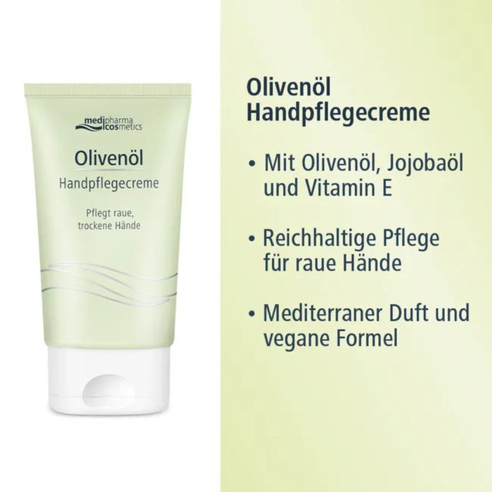 Medipharma Cosmetics Olivenöl Handpflegecreme, 50 ml Cream