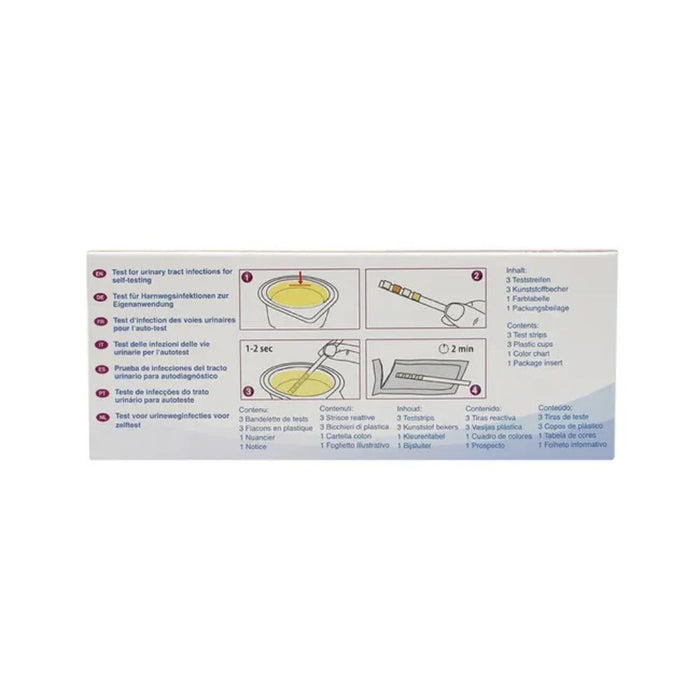 Geratherm infection control Urintest für Harnwegsinfektionen, 3 pc Bandelettes réactives