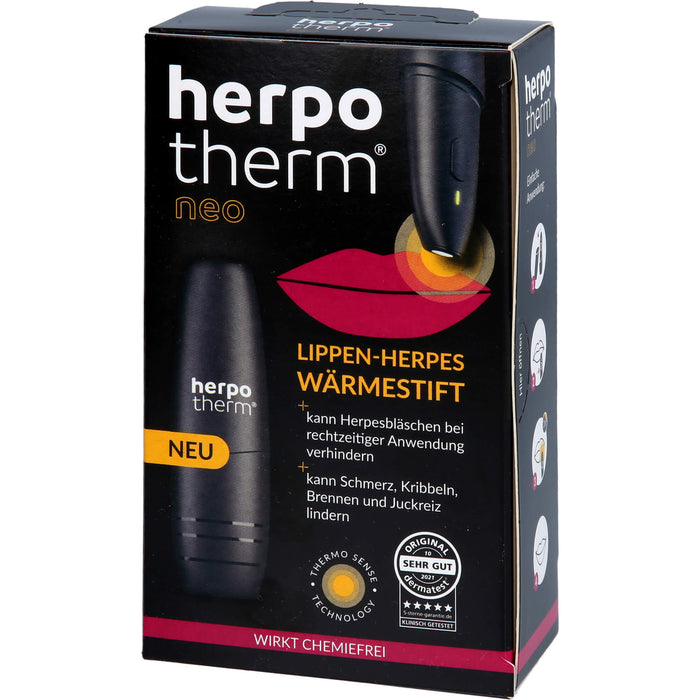Herpotherm neo Lippen-Herpes Wärmestift, 1 St. Stift