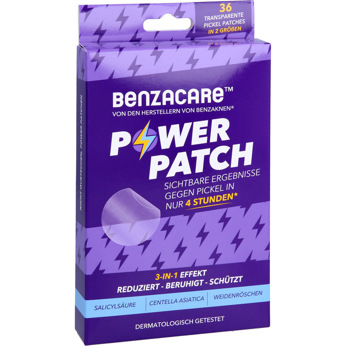 BENZACARE Power Patch gegen Pickel in nur 4 Stunden, 36 pc Pansement