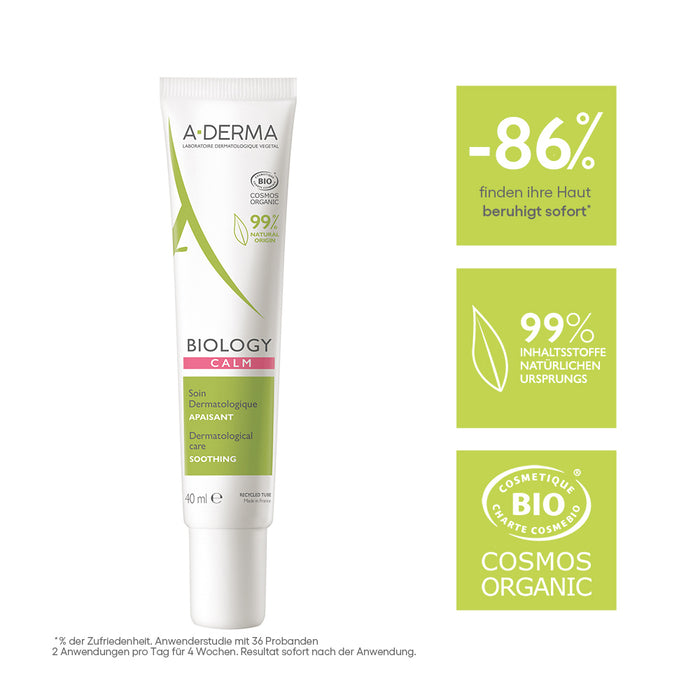 A-DERMA BIOLOGY Beruhigende Pflege, 40 ml Crème
