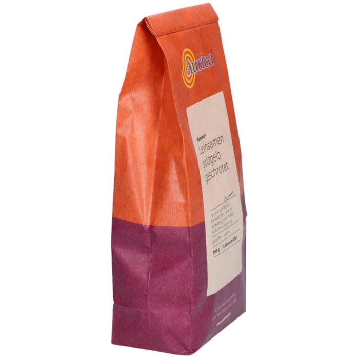 Aurica Flosano Leinsamen geschrotet, 500 g Poudre