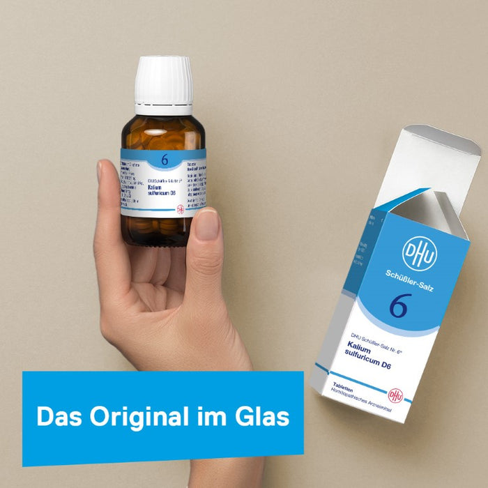 DHU Schüßler-Salz Nr. 6 Kalium sulfuricum D6, 200 pc Tablettes