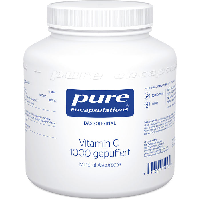 Pure Encapsulations Vitamin C 1000 Kapseln, 250 St. Kapseln
