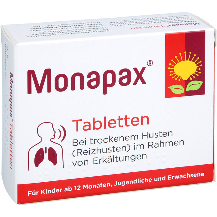 Monapax Tabletten bei trockenem Husten, 100 pc Tablettes