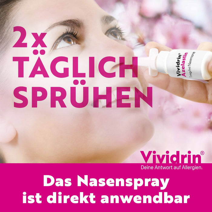 Vividrin Azelastin Kombipackung Augentropfen und Nasenspray, 1 pc Paquet combiné