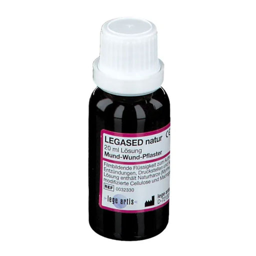 LEGASED natur Lösung Mund-Wund-Pflaster bei entzündeter Mundschleimhaut, 20 ml Lösung