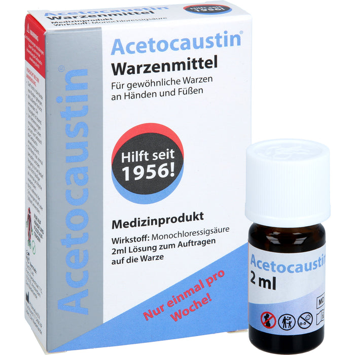 Acetocaustin Lösung bei Warzen, 2 ml Solution