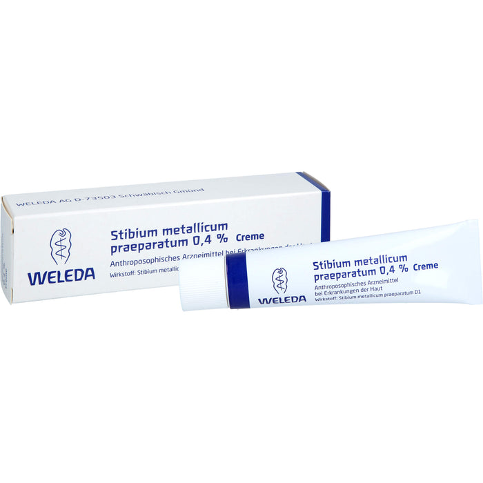 Stibium met. praep. 0.4% WELEDA Creme, 25 g Cream
