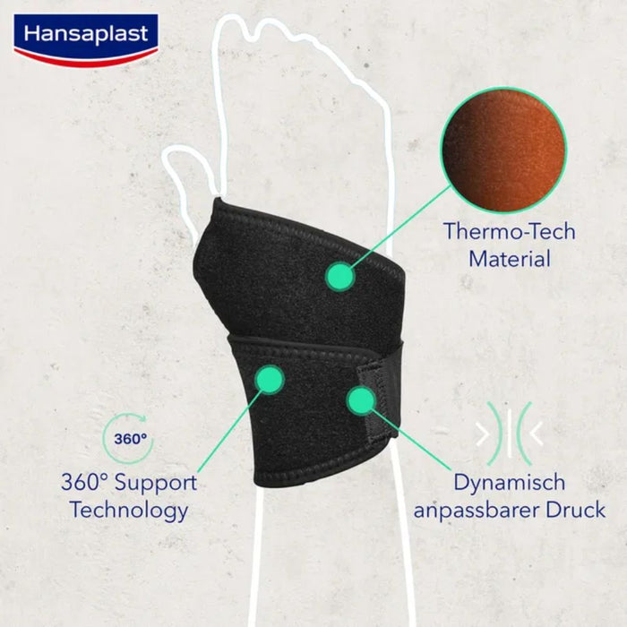 Hansaplast Handgelenk-Bandage verstellbar, 1 St. Bandage