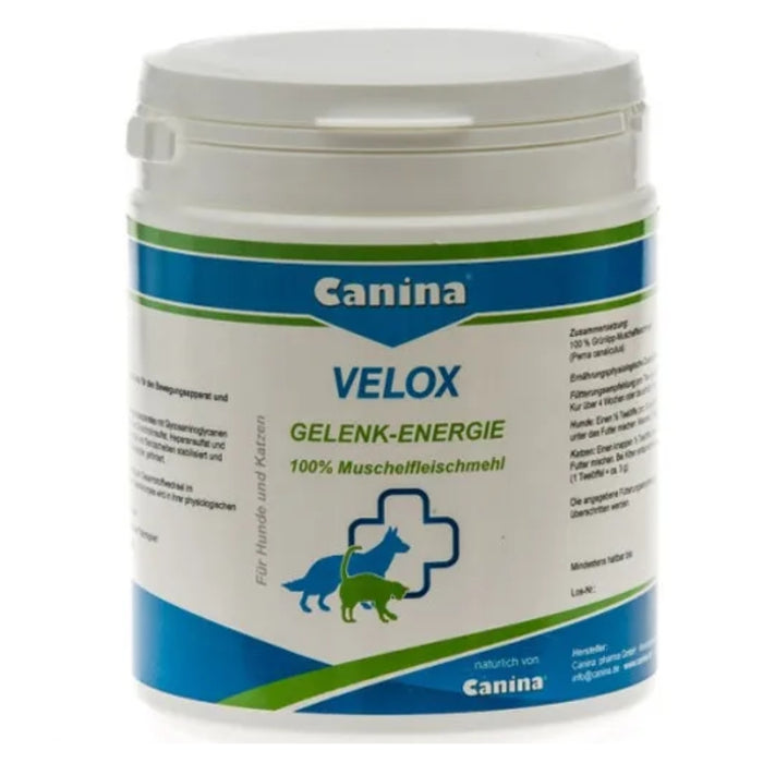 Canina Velox Gelenk-Energie Pulver für Hunde und Katzen, 400 g Pulver